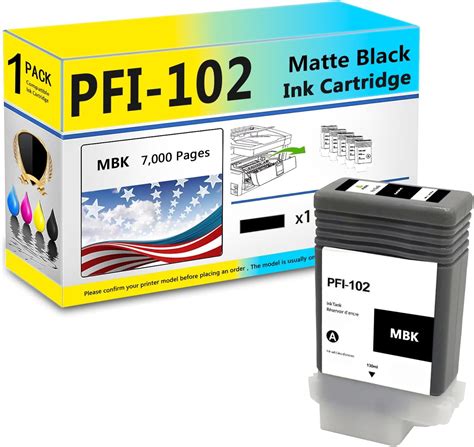 Cartuchos De Tinta PFI 102 Compatible Para Canon PFI 102 PFI 102