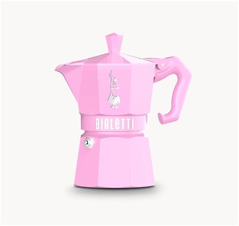 Comprar Cafetera Moka Bialetti Rosa Pastel Tasses Inhala