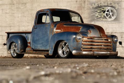 Slammed Hot Rat Street Rod Patina Shop Truck Air Ride Bagged