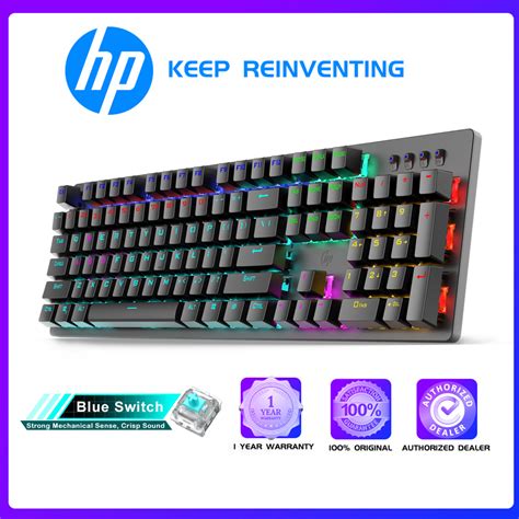 AULA HP Gk100f Real Wired Mechanical Keyboard Mixed Backlight Gaming