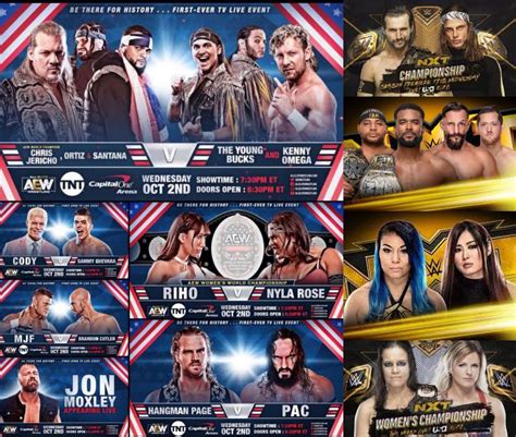 On October 2nd 2019 Aew Dynamite Premiered Going Head To Head With Nxt