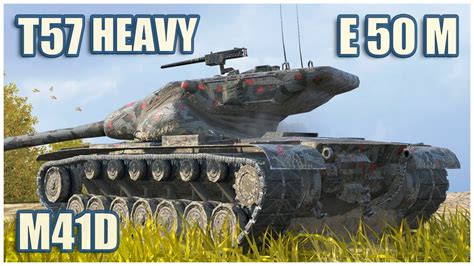 T57 Heavy E 50 M M41D WoT Blitz Gameplay YouTube