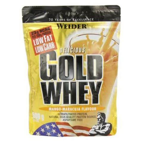 Протеин Gold Whey Манго маракуйя Weider 500 гр купить в Киеве и Украине Цена фото