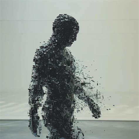 Premium Photo A Sculpture Of A Man Walking In The Water