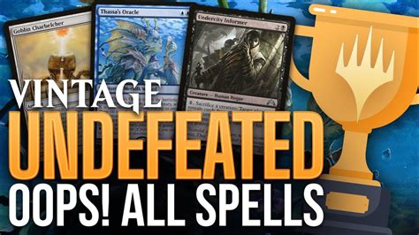 5 0 THIS DECK IS BUSTED Oops All Spells In MTG Vintage Turn 1