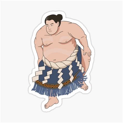 Japanese Sumo Wrestler Classic B Sticker For Sale By Tigernon99