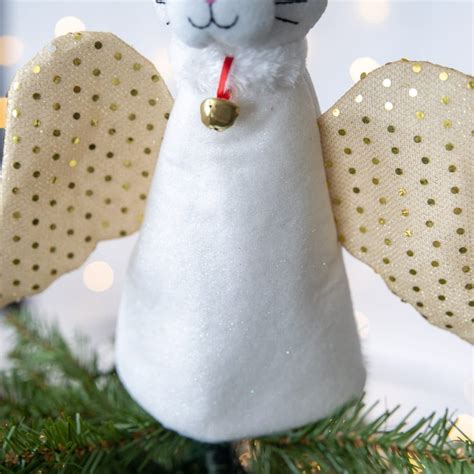 A 'Christmas Miracle' Cat Artisan Tree Topper - iHeartCats.com