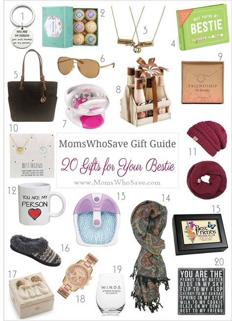 Gift Guide: 20 Gifts For Your Best Friend | MomsWhoSave.com