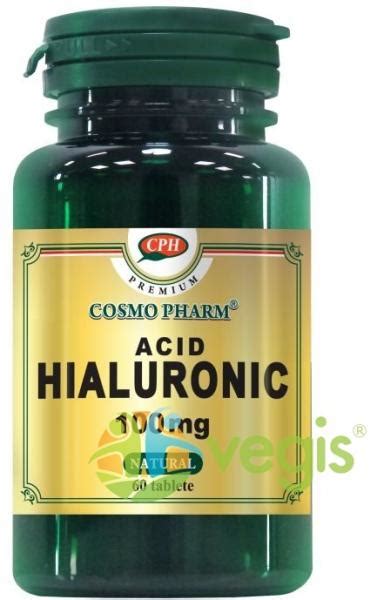 Cosmo Pharm Acid Hialuronic 100mg 60 Comprimate Suplimente Nutritive