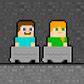 Alex And Steve Miner Two Player Fabukastudio Yandex Games