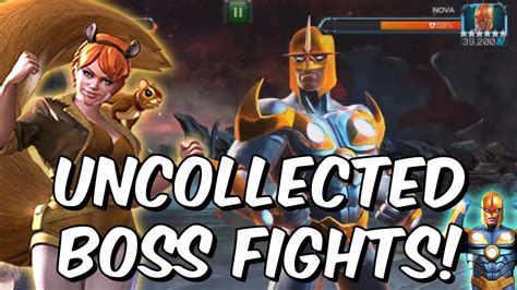 Nova And Squirrel Girl Uncollected Boss Fights Squirrels Vs Skrulls Marvel Contest Of