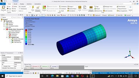 Coupled Analysis Structural Thermal Using Ansys Workbench Youtube