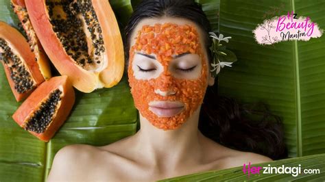 Papaya Peel Glowing Skin Natural Face Herzindagi