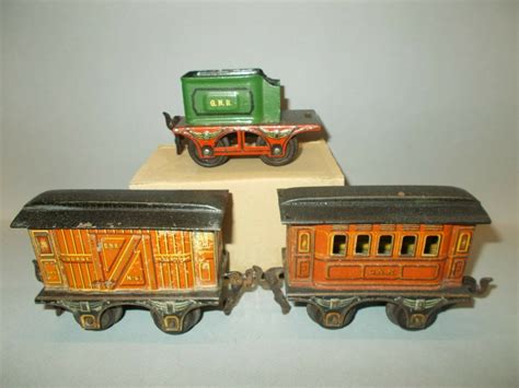 Marklin O Gauge Gnrtrain Set Coach Baggage And Tender No Loco C1905