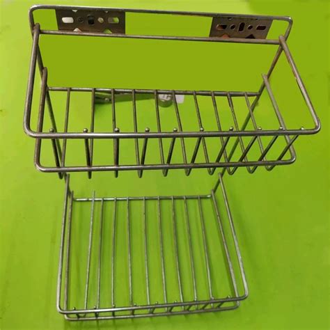 Feet Stainless Steel Detargent Rack For Storing Purpose Wire Basket