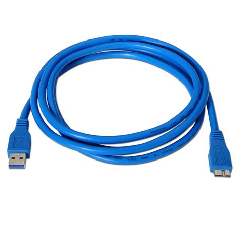 A105 0047 Cable USB 3 0 Tipo A Macho A Micro B Macho Azul 1 0