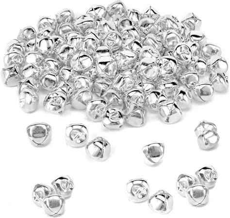 Mcpinky 300pcs Jingle Bells Metal Craft Bells Bulk Diy Bells Decor