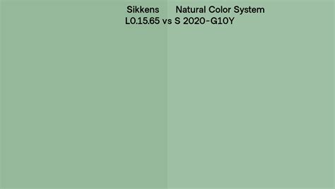 Sikkens L Vs Natural Color System S G Y Side By Side