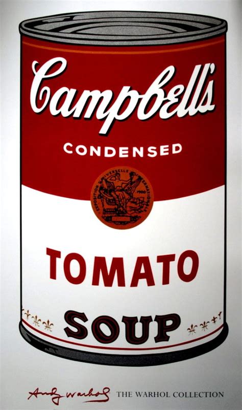 Lámina Andy Warhol Campbell soup 61 x 102 cm Pop Art