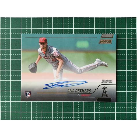 Topps Mlb Stadium Club Scba Rde Reid Detmers Los Angeles Angels