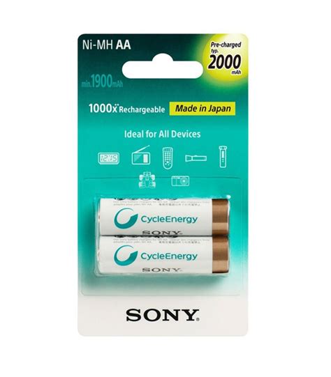 Pilas Doble Aa Recargables Sony Price Guarantee Pinnaxis