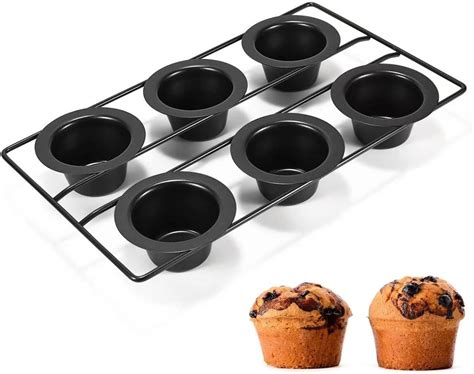 Amazon Proshopping Large Popover Pans Pcs Individual Aluminium