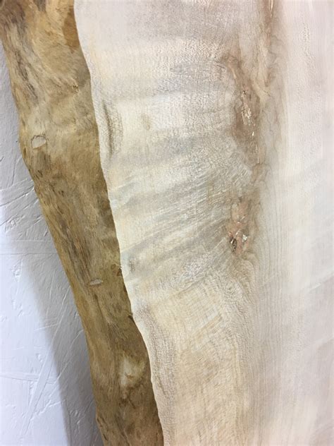 Sycamore Natural Waney Live Edge Slab Wood Board