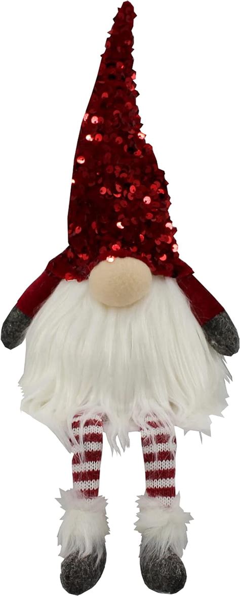 Admired By Nature Nordic Nisse Gnome Abn5d011r Rd 17 Inch Christmas Sitting Gnome