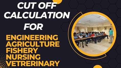 Cutoff Calculation For Engineeringagriculturefisherynursing