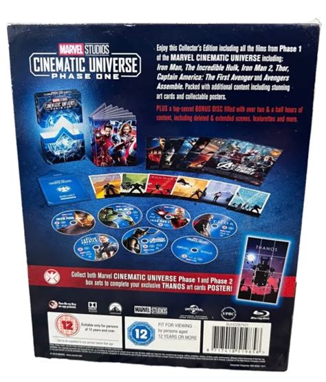 MARVEL STUDIOS CINEMATIC Universe Phase One Collector S Edition Blu Ray