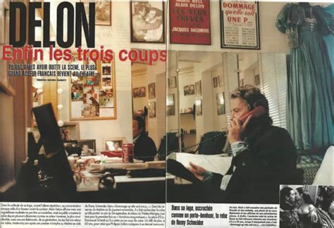 Coupure De Presse Clipping Alain Delon Pages Eur