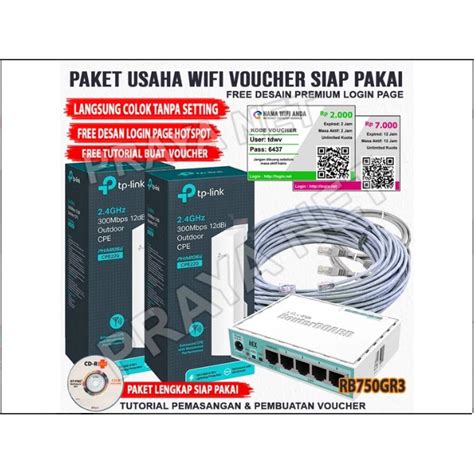 Jual Paket Rt Rw Net Mikrotik Rb750gr3 Full Setting Wifi Sistem Hotspot