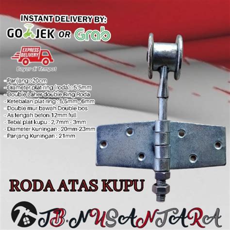 Jual Engsel Kupu Roda Atas Pintu Garasi Handerson Pintu Sliding Dan