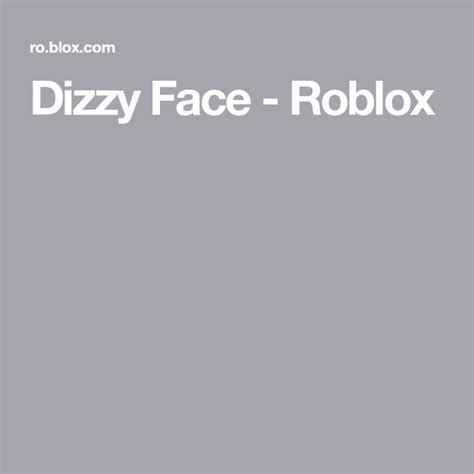 Dizzy Face Roblox In 2022 Face Roblox Dizzy