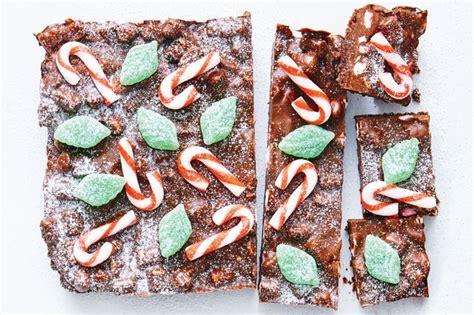 Choc Mint Rocky Road Slice Recipe