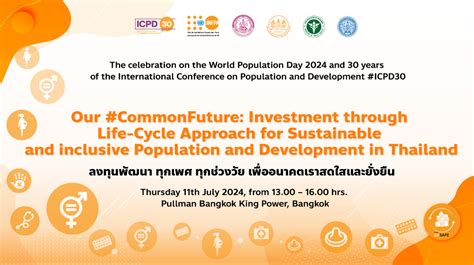 Unfpa Thailand The Celebration On The World Population Day And