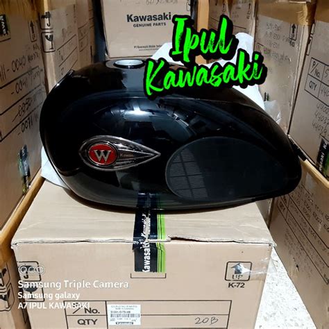 Jual Tangki Tengki Tank Kawasaki W Se Hitam Original Shopee Indonesia