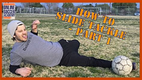 How To Soccer Slide Tackle Part Online Soccer Academy Youtube