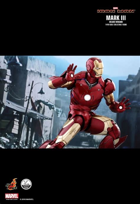 Iron Man Mark Iii Aus Dem Film Iron Man Von Hot Toys Quarter Scale Reihe Qs012 Deluxe Version