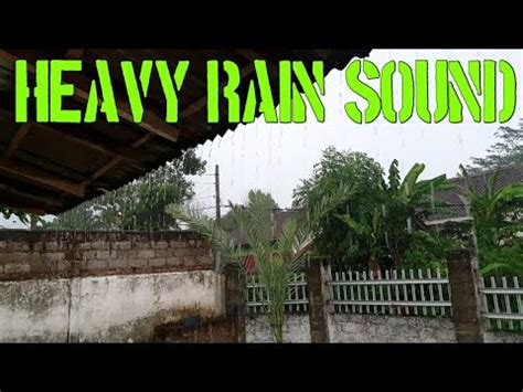 Heavy Rain Sound Instantly Fall Asleep With Rain Sound Try