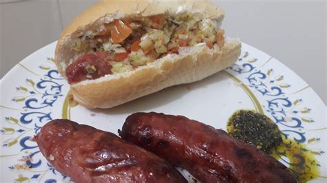 Choripan P O Lingui A Argentino Lanche F Cil Youtube