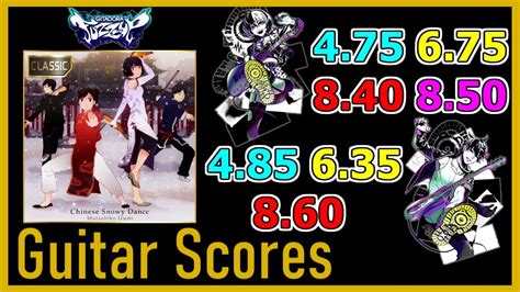 Gitadora Guitarfreaks Chinese Snowy Dance Classic Guitar Bass