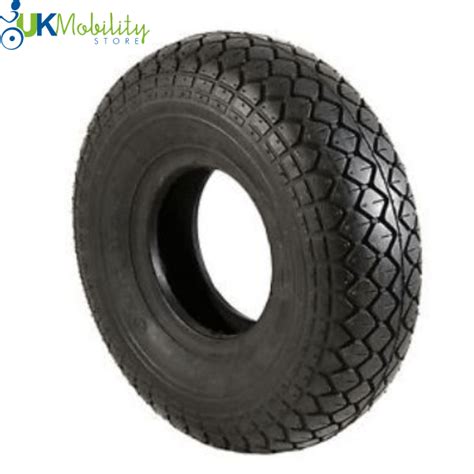 X Black Block Tread Mobility Scooter Tyre Diamond Pattern