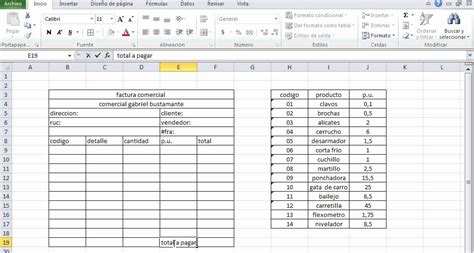 C 243 Mo Hacer Una Factura En Excel Riset