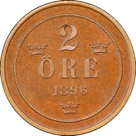 Sweden 2 Öre KM 746 Prices & Values | NGC