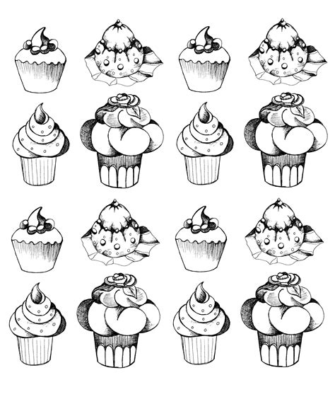 Belle Coloriage De Cupcake A Imprimer Haut Coloriage Hd Images Et