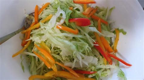 Shredded lettuce salad – Mildly Indian