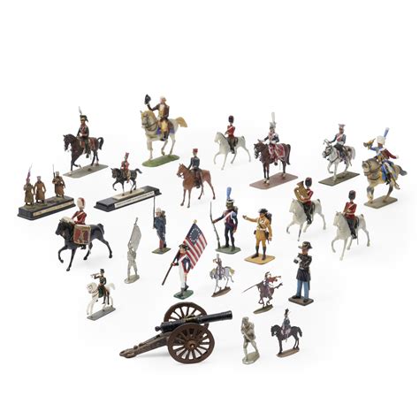 Bonhams Cars : Large Group of Hand-painted Lead Soldiers