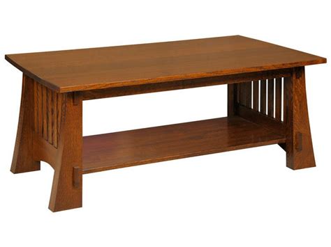 Craftsman Mission Style Coffee Table Weaver Furniture Sales