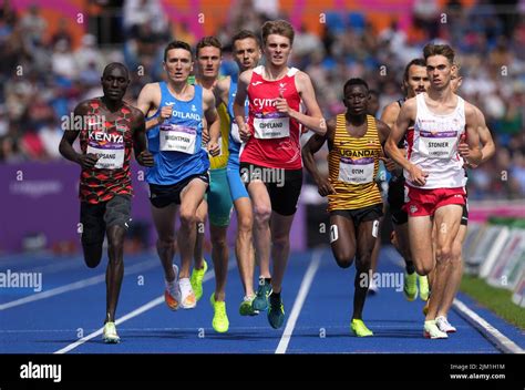 Scotlands Jake Wightman Second Left In Action During The Second Heat